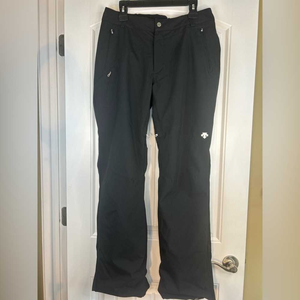 Descente Norah Black Snow Ski Snowboard Pants Insulated Waterproof Women’s Sz 12